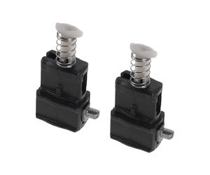 WRITWAA 2pcs Luggage Handle Lock Buckle Metal Clips Telescopic Handle Latch Hardware Replacement Suitcase Repair Tools for Travel Luggage Random Color