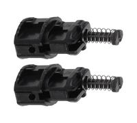 WRITWAA 2pcs Luggage Handle Locking Clips Replacement Kit for Telescopic Suitcase Pull Rods, Metal Lock Mechanism Repair Parts for Travel Suitcases, Sturdy Luggage Pole Handles