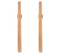 WRITWAA 2pcs Magnetic Shoe Horn Long Handle Wooden Shoe Horns for Easy Wearing for Pregnant Women and Elderly without Bending