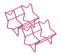 WRITWAA 2pcs Metal Makeup Sponge Holder Rack Creative Beauty Drying Stand for Tidy Storage of Makeup for Mom and Friends Easy to Carry Stylish Design