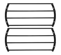 WRITWAA 2pcs Metal Subwoofer Grill for Car: 12 Inch Four Bar Subwoofer Speaker Grille Cover - Rounded Edge Guard Bar - Protective Speaker Grills for Bass Box