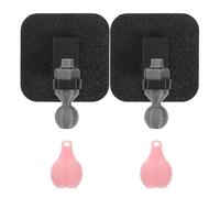 WRITWAA 2pcs Mini Truck Hitch Ball Cover with Nut Design Fun Tow Hook Cap for Trailer Towing Easy Install Protection