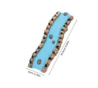 WRITWAA 2pcs Miniature River Resin Creek for Fairy Garden Stream Decoration Compact Curved Landscape Ornament for Sand Tray and Desktop Micro Landscape Enhancing Therapeutic Scenes