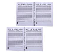 WRITWAA 2pcs Monthly Expense Tracker Notebook Budget Planner for Personal Bills Organizer and Payment Checklist Book for Effective Financial Management