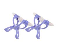 WRITWAA 2pcs Nose Clip Lifting Nose Shaping Tool for Girls Straightener Blue Corrector and Beauty Tool