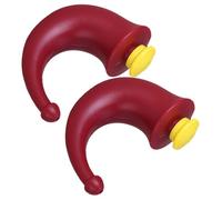 WRITWAA 2pcs Nose Wash Bottle Nasal Irrigation System for Adults, Plastic Nose Cleaner Rinse Bottle with Red Color, Sinus Rinse Tool for Nasal Cleaning and Allergy Relief