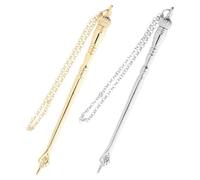 WRITWAA 2pcs Portable Zinc Alloy Torah Bible Finger Pointers for Precise Torah Reading and Pinpointing Reading Position, Elegant Design Suitable for Scripture Study and Jewish Ceremonies