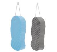 WRITWAA 2pcs Practical Bath Sponges for Adults, Easy to Make Foam, Removes Dead Skin, Soft Sponge Body Scrubber for Shower and Bathing