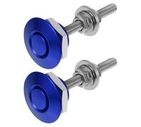 WRITWAA 2pcs Quick Release Bumper Hood Pins - Hood Latch Lock Repair - Invisible Anti Theft Mini Engine Bonnet Security Lock for Car Modification 30mm