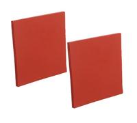WRITWAA 2pcs Reusable Heat Resistant Silicone Pad for Heat Press Machine Non-Slip Sublimation Transfer Mat Insulation Replacement for Crafting and Ironing