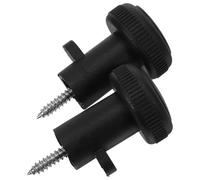 WRITWAA 2pcs Sliding Window Handle Mini Casement Window Handle Plastic Black Glass Sash Ergonomic Comfort Easy Operation Modern