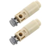 WRITWAA 2pcs Soft Close Toilet Seat Dampers with Quiet Close Anti-slam Function, Easy Installation Heavy Duty Pp and Metal Hinge Inserts for Rental Properties and Households