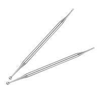 WRITWAA 2pcs Stainless Steel Acupressure Massage Pen with Comfortable Grip and Hygienic Surface for Travel and Home Use, Manual Self-Massage Tool to Fatigue and Muscle Tension