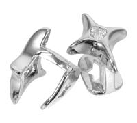 WRITWAA 2pcs Star Metal Tooth Grill Unique Design Copper Teeth Decor Comfortable Fit Lightweight Modern Artistic Style for Special Occasions and Daily Wear