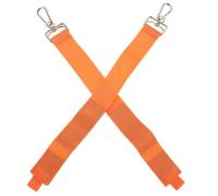 WRITWAA 2pcs Stroller Hooks for Bags - Anti Scratch Stroller Carabiner Clip - Multi-Functional Hooks for Bike, Scooter, Wheelchair, Walker by Aguwontior - Orange
