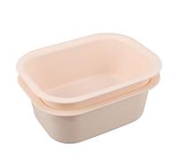 WRITWAA 2pcs Thickened Plastic Wash Basin Heat Resistant Diaper Changing Station Basin for Face Foot Cleansing at Nursery