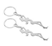WRITWAA 2pcs Unique Beauty-Shaped Bottle Openers Keychain Practical Beer for Bar Stylish Bag Pendant Accessory for Wine Lovers and Beer Enthusiasts
