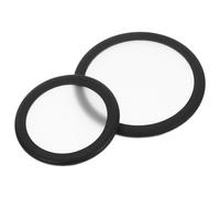 WRITWAA 2Pcs Universal Silicone Stethoscope Diaphragm Replacement Covers for Adult and Pediatric Use, Medical Stethoscope Accessories Compatible with Cardiology and Nursing Equipment