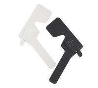 WRITWAA 2Pcs Visual Test Eye Occluder Handheld Shading Plate for Eye Exams and Vision Testing Equipment Portable Vision Assessment Tool