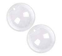 WRITWAA 2pcs Wall Mounted Acrylic Fish Tank and Hanging Flowerpot Set - 15cm Diameter Small Aquarium Planter Bowl for Home Decor and Hydroponic Plants