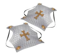 WRITWAA 2Pcs Wearable Roman Armour Cosplay Costumes for Boys Play Armour for Role Play for Parties and Ancient Rome Themed Dress Up