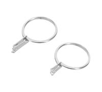 WRITWAA 2pcs Wedding Ring Try-on Tool Portable Aluminum Alloy Gemstone Holder, Securely Holds Loose Stones for Client Demonstrations and Craft Jewelry Making