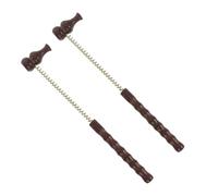 WRITWAA 2pcs Wooden Massage Hammer Stick with Integrated Spring for Trigger Point Percussion and Stability, Manual Massager Tool for Whole Body and Shoulders, Wood Therapy Body Massager