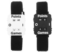 WRITWAA 2pcs Wrist Score Counter for Tennis, Cricket, Adjustable Strap Manual Points & Games Dials, Manual Dial Match Score Keeper for Coaching