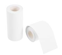 WRITWAA 2pcs Writable Washi Tape Removable Adhesive Craft Tape for Scrapbooking and Journaling Blank White Stickers in Multiple Student Friendly for Notes and Planning