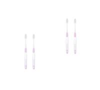 WRITWAA 2sets 2pcs Soft Bristles Toothbrushes for Pregnant Women Gentle Oral Care for Maternal Women Cleaning for Sensitive Gums for Pregnancy Postpartum Use 2pcs*2