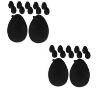 WRITWAA 2sets 6 Pairs Non Slip Shoe Pads of High Heel Sole Protectors Self Adhesive Slip Inserts for High Heels Reduces Noise Durable Vinyl Material Safe for All Shoe Types 6pairs*2