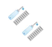 WRITWAA 2sets Nasal Irrigation System Sinus Rinse Bottle Washable Nozzle Nasal Wash Salt Packets Nose Cleaner for Family
