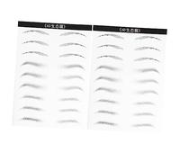 WRITWAA 2sheets Eyebrow Stickers Simulation Eyebrow Makeup Tools for Women Mixed Style