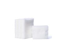 WRITWAA 3 Packs Three-Layers Non-Woven Makeup Cotton Non-Woven Pads Double-Sided Design Disposable Facial Puff Saving Toner and Lotion Babies Facial Cleansing Travel Random Color