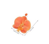 WRITWAA 3 Pairs Colorful Flower Dangle Drop Earrings Lightweight Tropical Butterfly Orchid Jewelry for Women Summer Beach Vacation Party Accessory