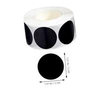 WRITWAA 3 Rolls Reusable Round Chalkboard Spice Jar Labels for Kitchen Storage and Pantry Organization of Rewritable Stickers with Vintage Design Multipurpose Storage Chalkboard Labels