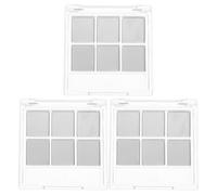 WRITWAA 3 Sets Empty Eyeshadow Palette: Transparent 6-Grid Lipsticks Palette With Brush Slot - Travel-Friendly Empty Makeup Organizer For Samples And Daily Use