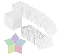 WRITWAA 300 Pcs Quilting Paper Template Paper Piecing Template for Beginners DIY Enthusiasts White Diamond Shape Safe Versatile Tool for Patchwork Projects