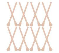 WRITWAA 300pcs Dual Head Wooden Spatula Sticks Natural Wood Stir Sticks Ergonomic Design Comfortable Grip Precise Control for Studio Supplies and Modelling