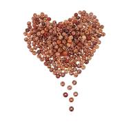 WRITWAA 300pcs Large Hole Barrel Printed Wooden Beads Natural Wood Craft Beads for Jewelry Making DIY Bracelet Necklace Hair Braid Accessories