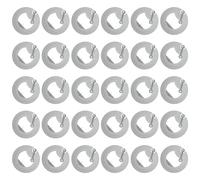 WRITWAA 30pcs 25mm NFC Round Labels Stickers for Smartphones, Rewritable Audio Playback Tags Compatible with NFC-Enabled Devices, Adhesive Electronic Touch Activation Tags for Office