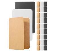 WRITWAA 30pcs Assorted Colour Blank Folding Cards Vintage Style DIY Festival Greeting Cards Paper Message Easy to Carry Decorative Blessing for Friends and Parents