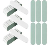 WRITWAA 30pcs Assorted Colour Sponge Nail Files Double-Side Design for Manicuring, Easy to Create Beautiful Nail Design, High-end Delicate Texture Polish Sticks for Household Manicure Use