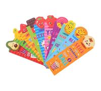WRITWAA 30pcs Cartoon Fruits Bookmarks for Decorative Paper Bookmarks with Cute Fruit Designs Practical Reading Page Markers for School Classroom Birthday Favors and Everyday Use