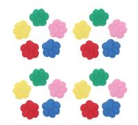 WRITWAA 30pcs Cute Cartoon Cat Paw Pencil Clips for Students and Soft Rubber Material Lightweight Design and Strong Grip Classroom Pencil Accessories