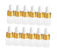 WRITWAA 30pcs Glass Dropper Bottles Essential Oil Bottles Squeezy for Travel Pipette Dispensers Leak Lids