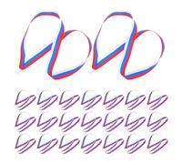WRITWAA 30pcs Medal Lanyards with Clips for Award Medals and Id Badges, Comfortable Polyester Neck Ribbons, Versatile Usage for Student Activities and Sports Events