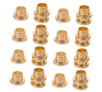 WRITWAA 30Pcs Perfume Pump Cap Replacement Perfume Cap Accessory 15mm Metal Collar with Upgraded Seal for Fragrance Bottle