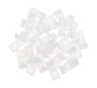 WRITWAA 30pcs Plastic Shelf Support Peg Clips, Cabinets Shelves Rest Clip for 18mm Board, Heavy Duty Cabinet Holder for Kitchen Cupboards, Bookcases