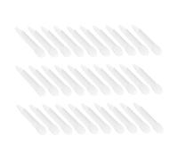 WRITWAA 30Pcs Portable Silicone Lipstick Applicators and Lip Mask Brushes Double Ended Design for Makeup Precision for DIY Lip Gloss Kits Assorted Semi Transparent Colors